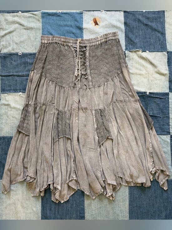Flower Dresses & Skirts - grey skirt